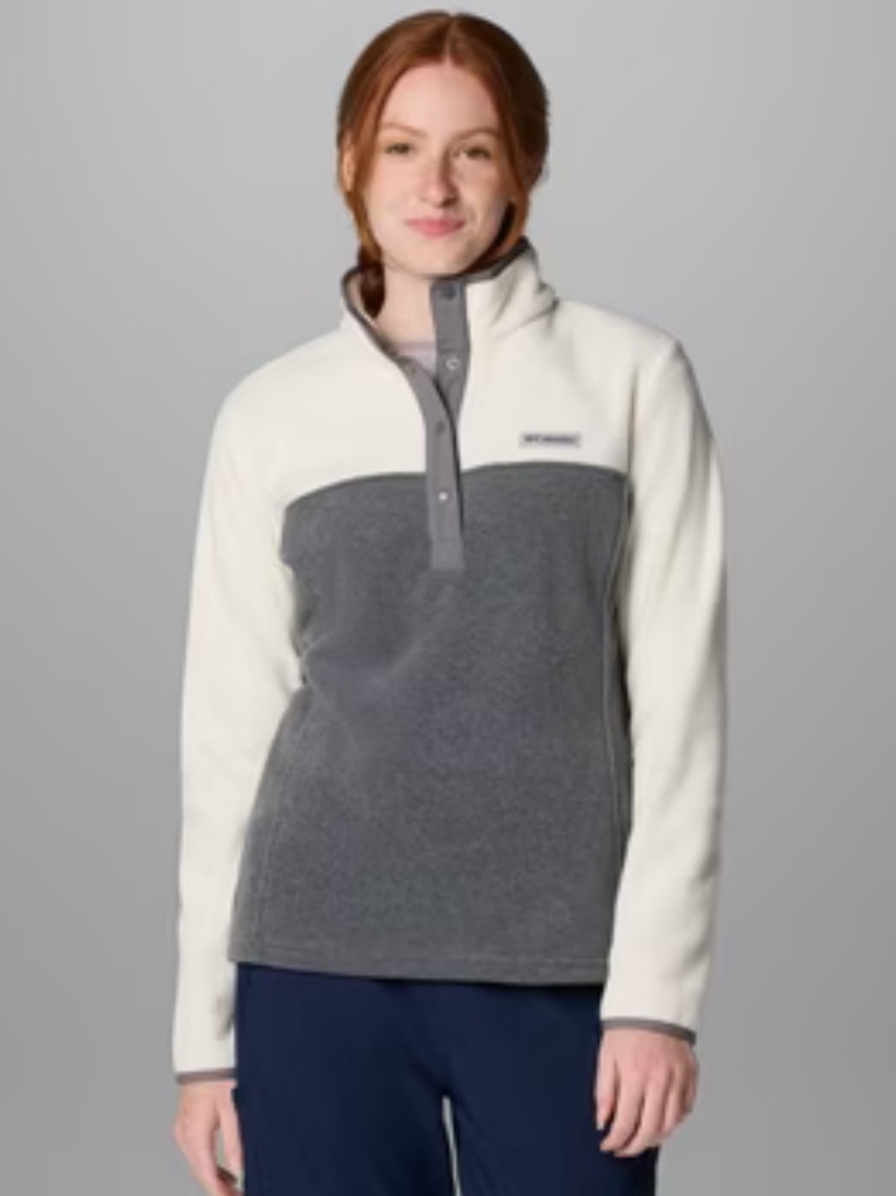 999. COLUMBIA BENTON SPRING HALF SNAP PULLOVER FLEECE